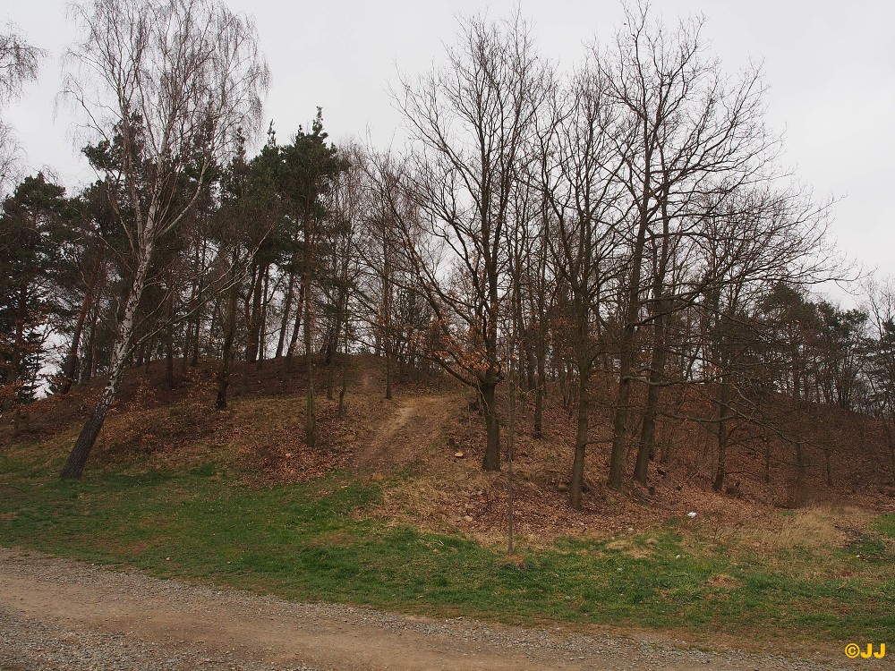 Halda po těžbě kamene v Kam. Žehrovicích