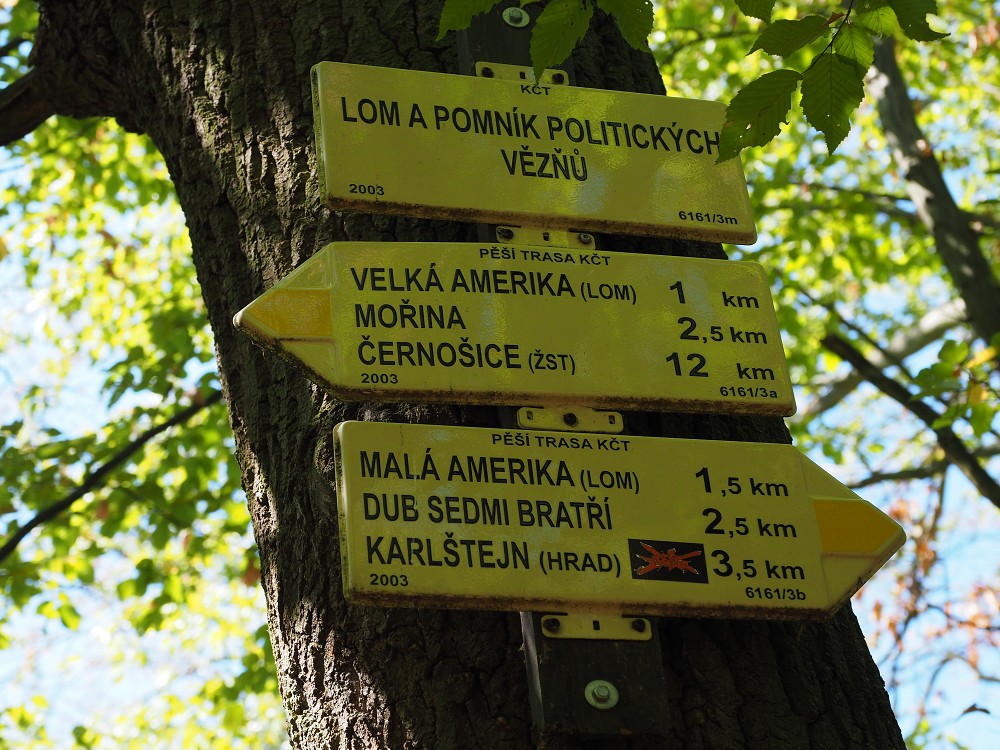 Lomy Amerika u Mořiny